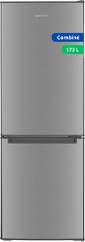 Frigorífico combi GEDTECH, Refrigerador combinado congelador bajo 173L GCB173SL - Silver