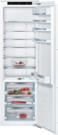 KIF82PFE0 de Bosch, frigorífico combi, Serie 8, Refrigerador Incorporado con Freezer, 177, 5 x 56 cm nicho, 254 l de refrigeración y congelación de 15