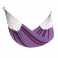 Hamaca de Algodón Púrpura/Roja 200cm para Exterior