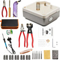 Amoladoras de mesa de sofymoor, Mini pulidora y lijadora para vidrio, 110, 240 V, 150 W, 4200 rpm, equipada con cabezales de pulido intercambiables y