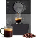 Cecotec Cafetera automática, Cafetera Superautomática Compacta Cremmaet Cube. 1350W, Sistema de Prensado de 10g, Sistema Pre-Infusión, 19 Bares