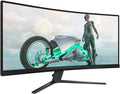 Monitor PHILIPS, Evnia 34M2C3500L Gaming Monitor 34 Pulgadas 180Hz Panel Fast VA, 1ms GtG, HDR10, (3440x1440 HDMI 2X 2.0) Gris Oscuro