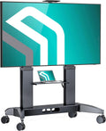 ONKRON Soportes de pie para TV, Soporte TV Ruedas 70' - 110', 130 kg, máx VESA 1000x600, TS2821-B