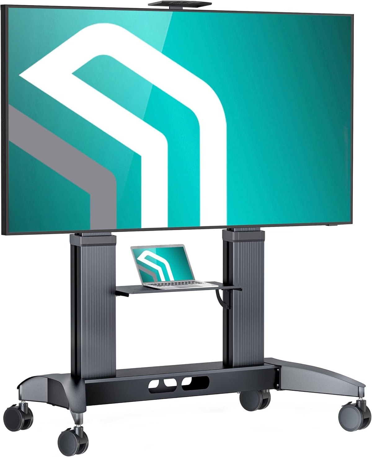 ONKRON Soportes de pie para TV, Soporte TV Ruedas 70' - 110', 130 kg, máx VESA 1000x600, TS2821-B