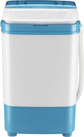WilTec Lavadora, de camping hasta 6, 0 kg 280 W, mini lavadora 37 x 38 x 66 cm para lavar y centrifugar, lavarropas de viaje con temporizador
