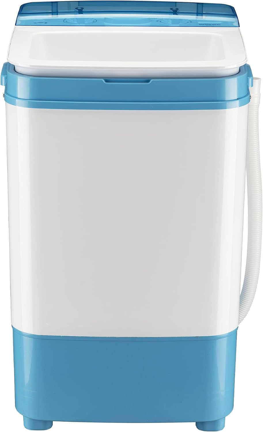 WilTec Lavadora, de camping hasta 6, 0 kg 280 W, mini lavadora 37 x 38 x 66 cm para lavar y centrifugar, lavarropas de viaje con temporizador