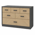 Cajonera de Madera y MDF con 6 Cajones Gris