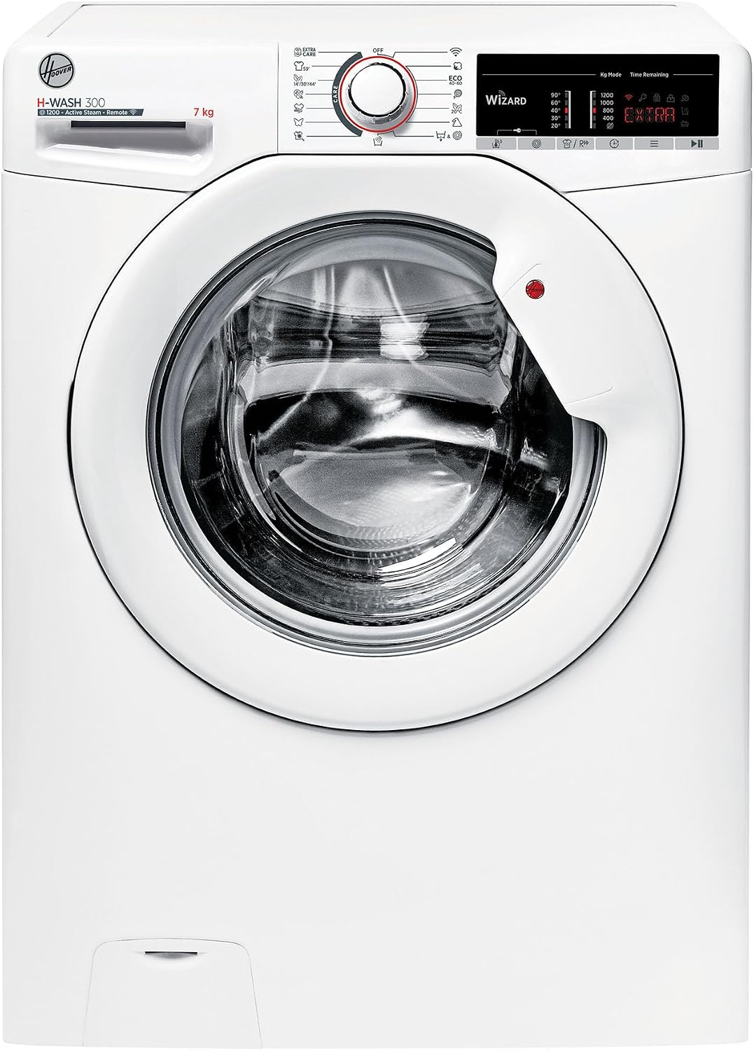 Hoover H3WS4 Lavadora, H-WASH 300 275TE/1-S Lavadora / 7 kg / 1200 rpm/Funcionamiento inteligente con Wi-Fi + Bluetooth/programa todo en uno/función