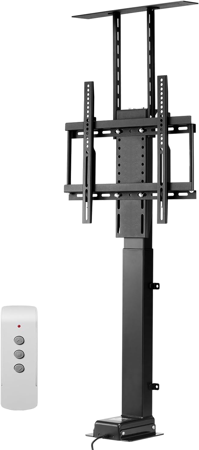Soportes de pie para TV Soporte de TV Motorizado Elevable para Pantalla de 813-1397 mm (no en Gabinete), Soporte de TV Vertical con Control Remoto