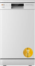 Comfee CDWEF1034BW Lavavajillas estrecho, ' Lavavajillas Independiente, 10 Cubiertos, 45cm, Blanco