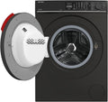 Sharp Lavadora, ES-MNFL814CMA-DE Lavadora Carga frontal de 8 kg, Clase energética A, 1400 rpm, motor inversor, AquaStop, función de vapor, filtro