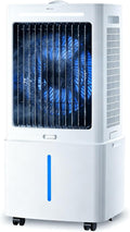 Aire acondicionado portátil Enfriador de Aire Sin Tubo Depósito Extraíble 25L, 3 en 1 Climatizador Evaporativo Silencioso, 24 Velocidades