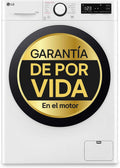 LG Lavadora, F4WR6011A0W - Lavadora Inteligente 11kg, AI Direct Drive, 1400rpm, Carga Frontal, Clasificación A, TurboWash 360º, Vapor Steam, Serie 600
