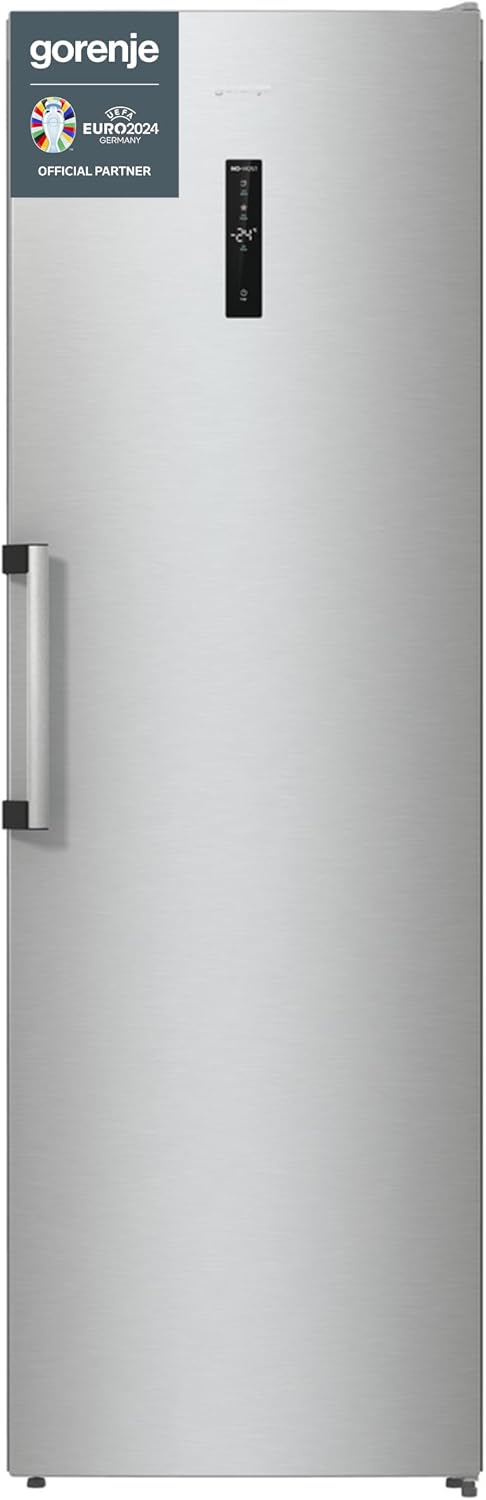 Gorenje Congelador vertical, FN 619 DAXL6 - Congelador (compresor inversor, FastFreeze, pantalla LED, 280 L, 185 cm, eficiencia energética D, acero