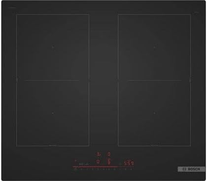 Bosch Placa de cocina, inducción PVQ61CHB1E Serie 6 de 60 cm, diseño mate, 5 veces menos visibles, Power Boost, cocción rápida, activación automática
