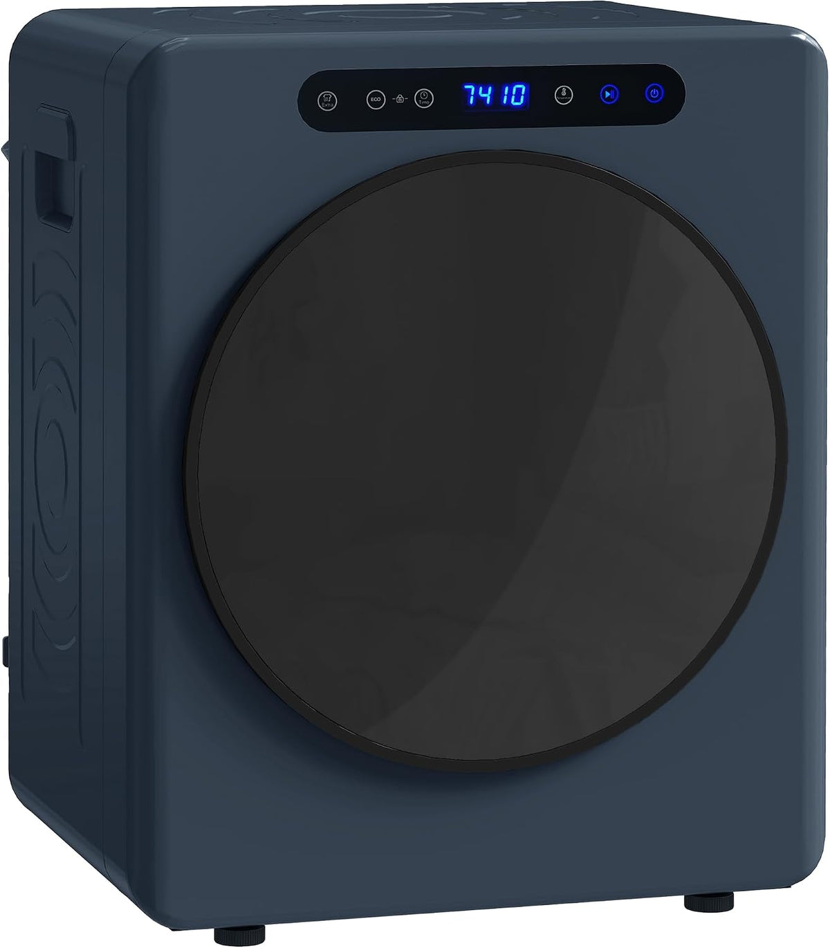 HOMCOM Secadoras por ventilación, Mini secadora con ventilación 5kg con esterilización Azul