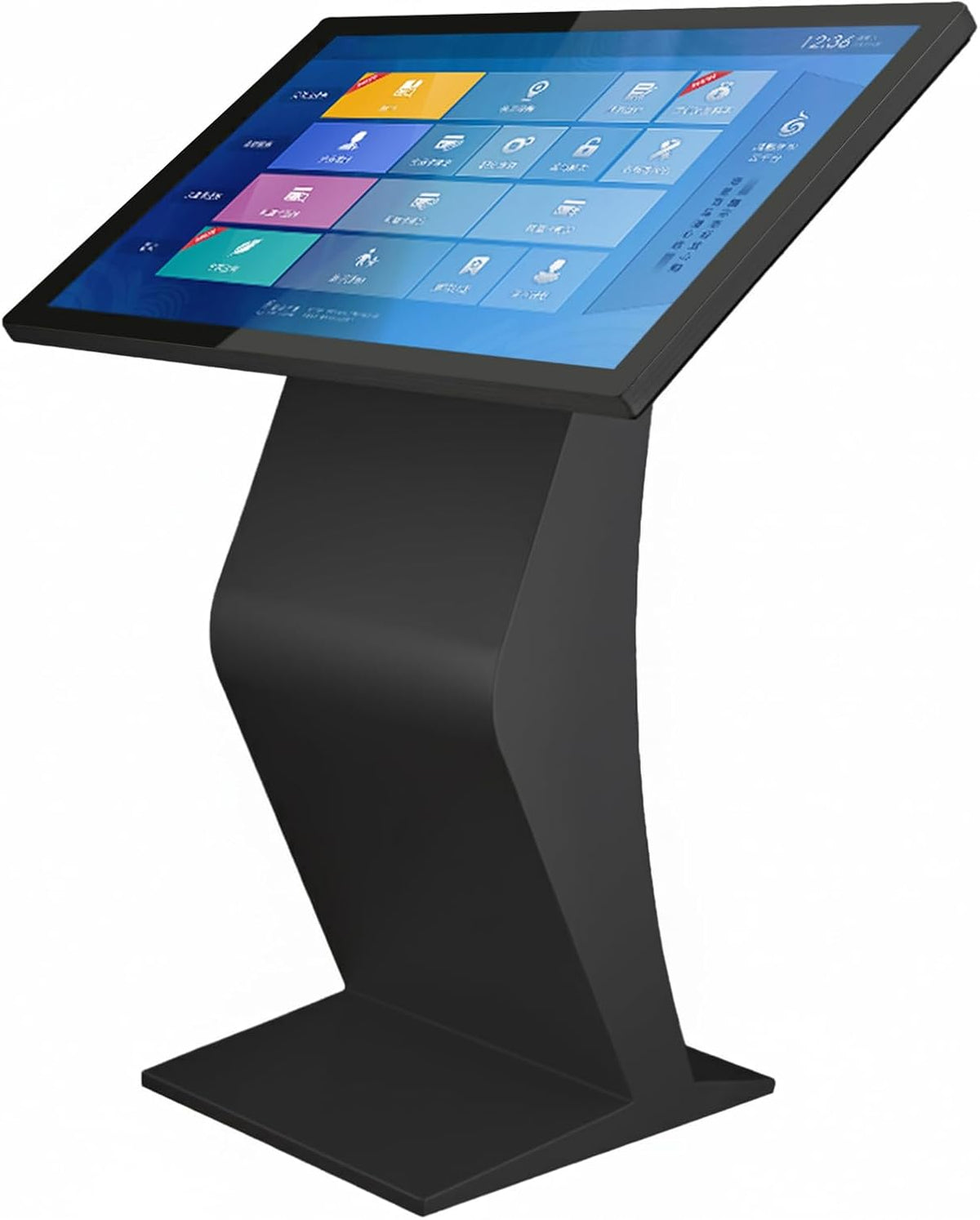 Wangyingxu Monitor, Pantalla De Señalización Digital Táctil Capacitiva De 22/32', Pantalla LCD 1080p, Quiosco Interactivo De Suelo con USB/HDMI/WiFi