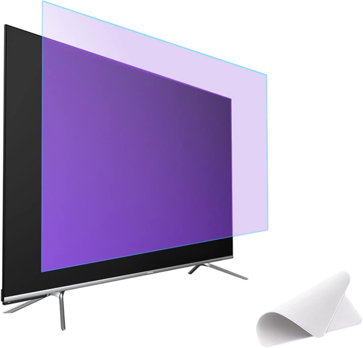 MJYT Protectores de pantalla de TV, Película de protección de pantalla de TV antirreflectante - 75-85 pulgadas Antirreflejo/Anti-luz azul/Filtro mate