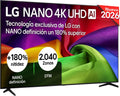 LG 85NU800B6LA Televisor, Smart TV Nano UHD AI 85' 4K Sin Reflejos 94%, 2026