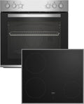 Beko BBUC12020X Horno empotrable, Juego de cocina multifunción con 4 tipos de calefacción y vitrocerámica, limpieza SteamShine, puerta interior