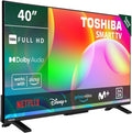 Televisor Toshiba, 40LV2563DG Smart TV de 40', con Resolución Full HD (1920 x 1080), HDR, Compatible con Asistente de Voz Alexa y Google