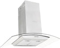 Campana extractora de vidaXL, de techo 90 cm acero inoxidable 756 m³/h LED