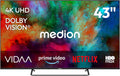 MEDION Televisor, 108 cm (43') 4K UHD LED VIDAA Smart TV - MD843302