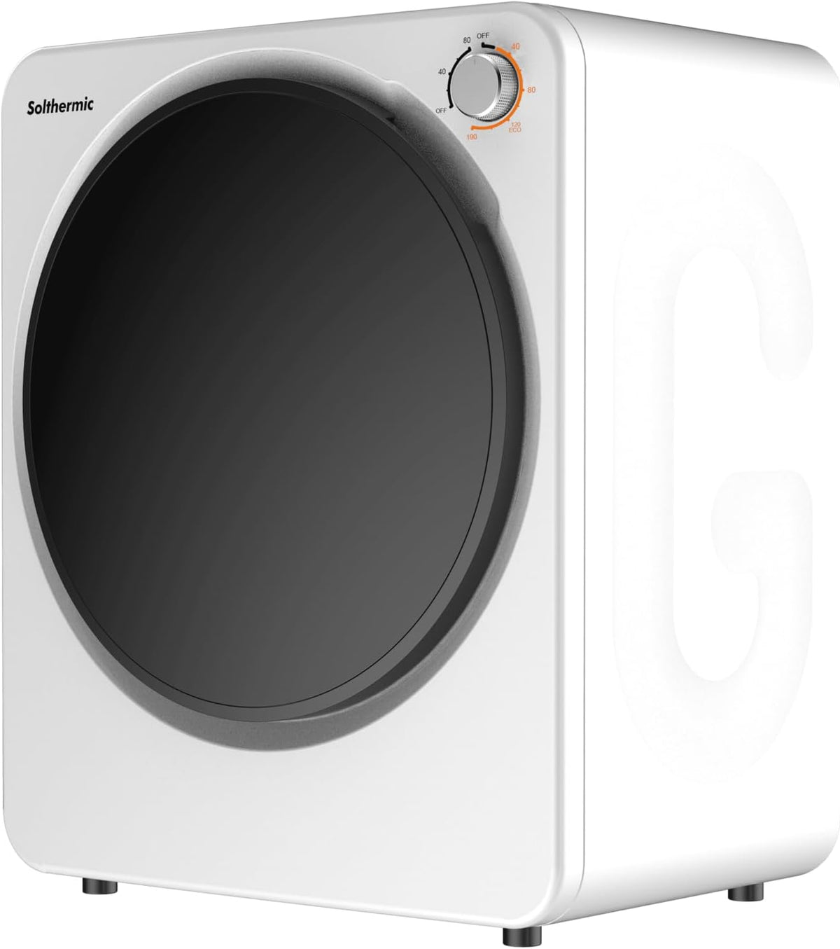 Secadoras por ventilación SECADORA MINI SC2.5G, Eficiencia, compactación y comodidad para tu hogar/Capacidad 2, 5 KG/Puerta negra GRANDE ojo de