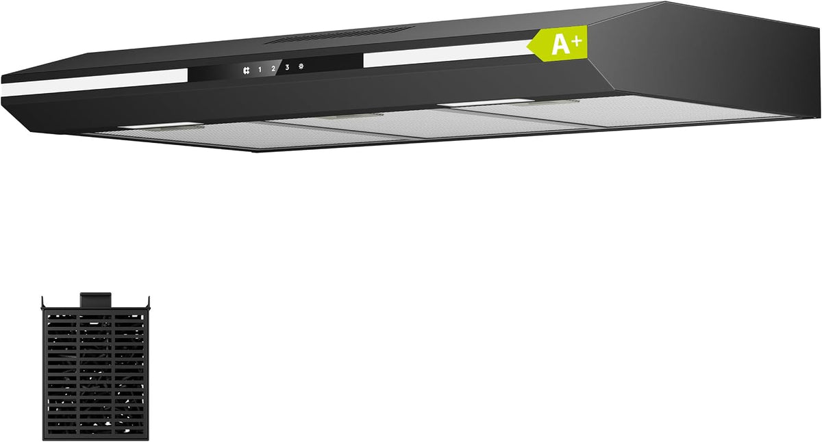 Campana extractora CBCB90921 Campana Extractora 90 cm Clase A+ Luz Ambiental Adicional, CIARRA