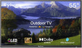 Televisor de Exterior, 55' QLED 4K UHD 1000Nits, Smart Google TV IP55 Impermeable, Dolby Atmos, WiFi, DVB-C/T2/S2 con HEVC, Outdoor TV para Jardín