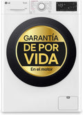 LG Lavadora, F4WR5510A0W - Lavadora Inteligente, 10kg, AI Direct Drive, 1400rpm, Carga Frontal, TurboWash 360º, Vapor Steam, Clasificación A, Serie