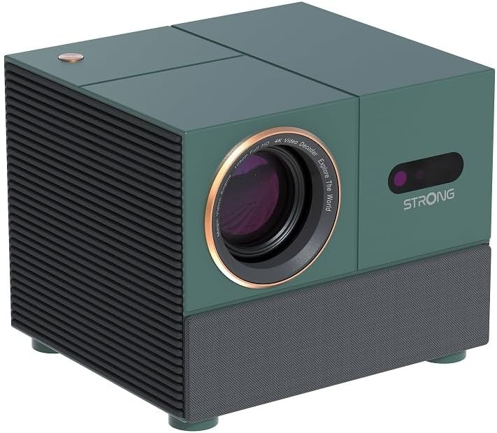 Strong MIRA1 Proyector, Proyector 4K Google TV, Enfoque Automático & Keystone, Verde