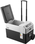Nevera portátil VEVOR, para Coche 30 L con Compresor, Refrigerador para Coche Temperatura Ajustable de -22 a 10 °C, 12/24 V CC y 100-240 V CA, con