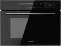MWS704500 de Cecotec, microondas sencillo, Horno Microondas Integrable 60x45cm Bolero Hexa Glass Black. 3000W, 50L de Capacidad, 20 Funciones con Full
