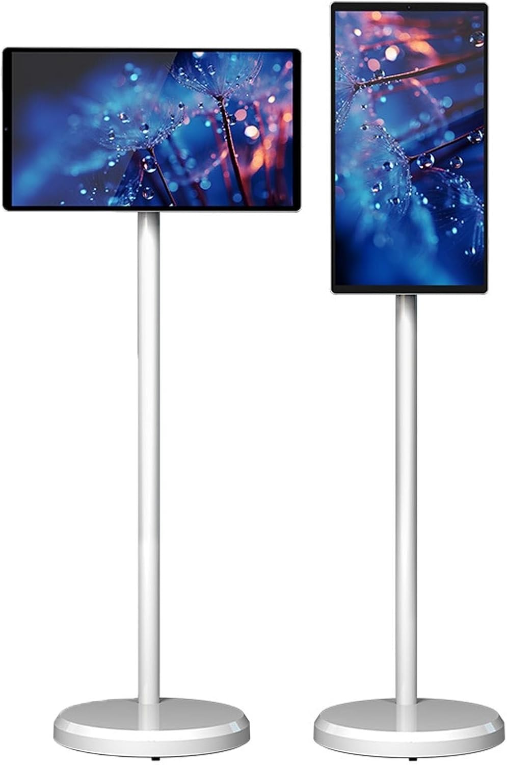 Televisor POADGBCN, Smart TV portátil de 24' 27' 32' Monitor táctil Giratorio HD 1080P con Soporte para cámara(24inch, 8+128G)