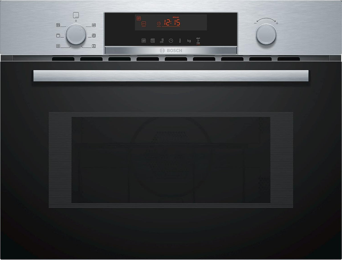 Microondas sencillo CMA583MS0 Serie 4 - Microondas empotrable con función de aire caliente, 45 x 60 cm, 900 W, plato giratorio de 36 cm, AutoPilot 15