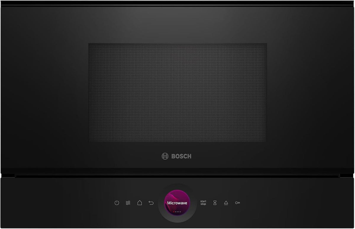 BEL7321B1 de Bosch, microondas sencillo, Microondas Integrable, Serie 8, Grill, InnoWave, negro