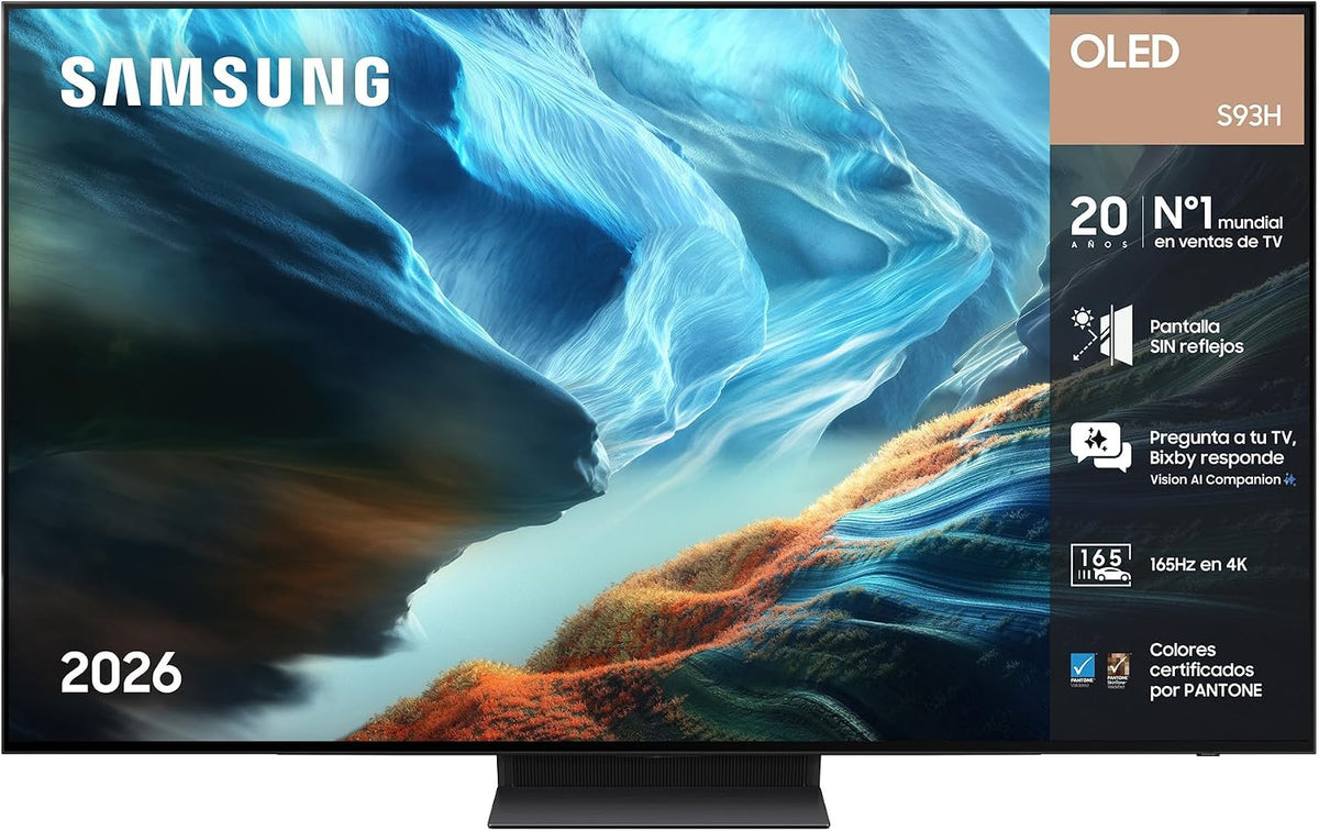 Samsung Televisor, TV OLED S93H 48' 4K Smart TV con IA y Pantalla sin Reflejos