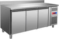 Unidades de preparación de comida de GASFRIT, Bajo mostrador refrigerado industrial ventilado acero inoxidable 300L 500L 600L