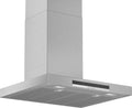 Bosch Campana extractora, Campana Decorativa de Pared Serie 4, 60cm, acero inox, DWB67IM50