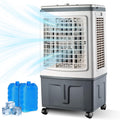 Generic Aire acondicionado portátil, Climatización Natural 30L Espacios Grandes, 3000 m³/h Ventilador de Agua, Botones, 7.5H, 120°