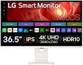 LG Monitor, Inteligente 37U730SA-W, 37', 4K UHD (3840 x 2160), HDR10, IPS, WebOS 24, USB-C (65 W), HDMI, Bluetooth, DCI-P3 90%, Funciones Smart TV