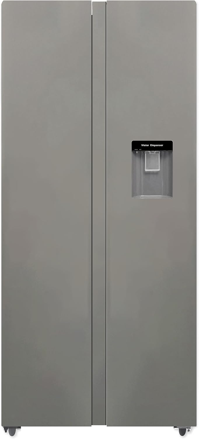 Frigorífico combi SBS436NFWDIX, Side by Side by Side nevera y congelador Inox 450 l/2 puertas con dispensador de agua/180 litros 4 estrellas