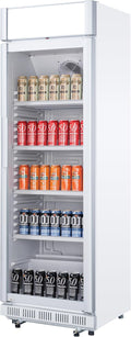 METRO Professional Frigoríficos para bebida, Frigorífico para bebidas, GSC2360C, metal/vidrio, 62x64x193.5 cm, refrigeración por ventilación, 347L
