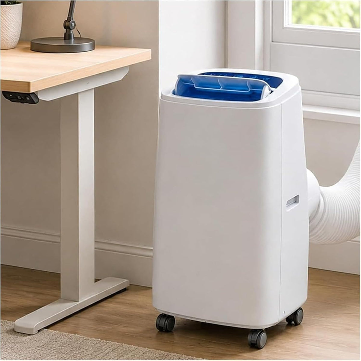 Aire acondicionado portátil de Generic, Portátil Frío 18000BTU con Deshumidificador, Ventilador y Modo Calefacción, Temporizador 24H, Oscilación 120°
