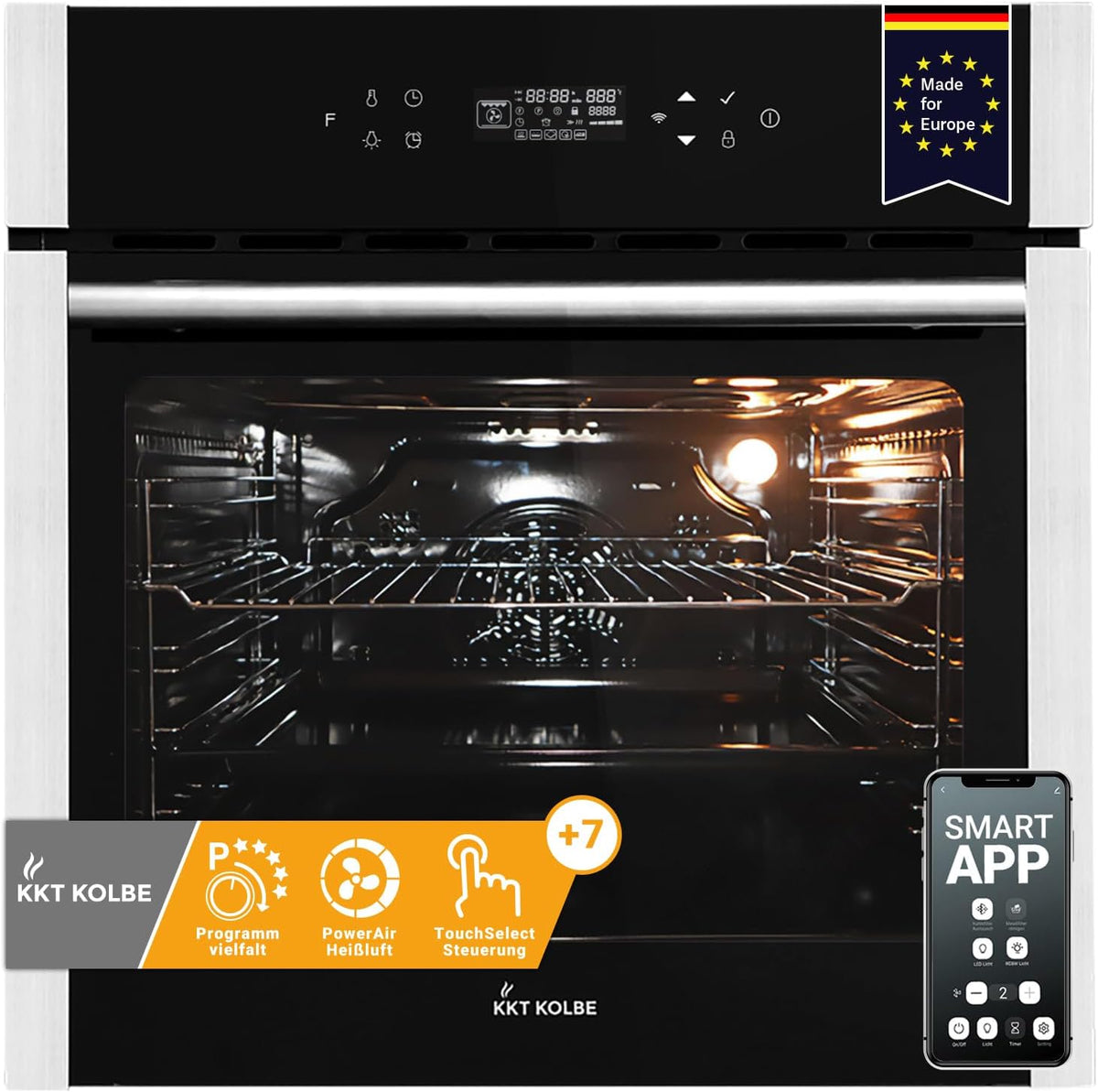 Horno empotrable de KKT KOLBE, Horno electrico empotrable 60 cm