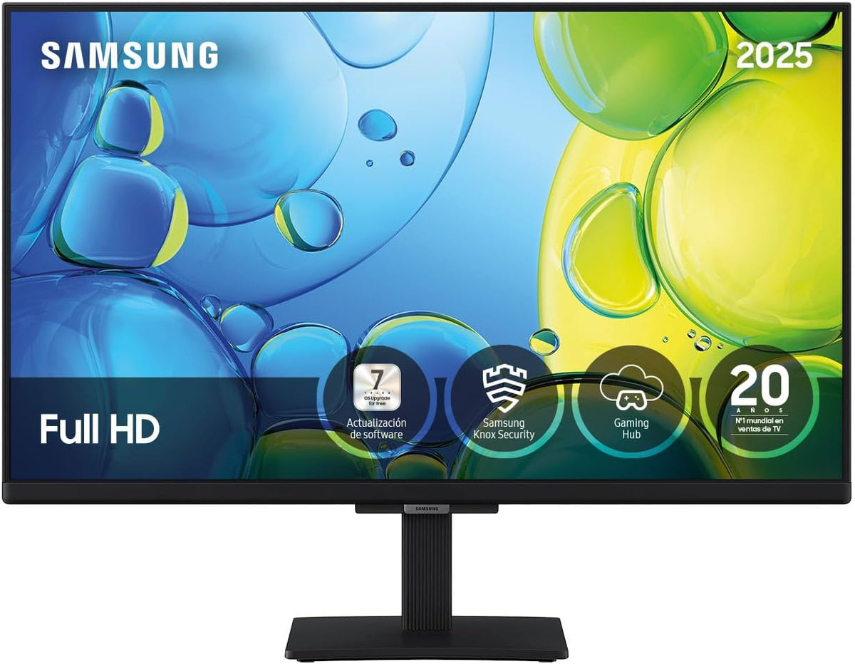 Samsung F6005 Smart TV, TV 24 Pulgadas Full HD 4K Smart TV, Más Contraste con HDR, Sonido Que Sigue a la acción con OTS Lite, TV Plus y Tus Datos