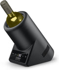 Caso Enfriador de botellas, VinoCase Enfriador para botella de vino, champán, etc., temperatura 5, 18 °C, para botellas de hasta 9 cm de diámetro