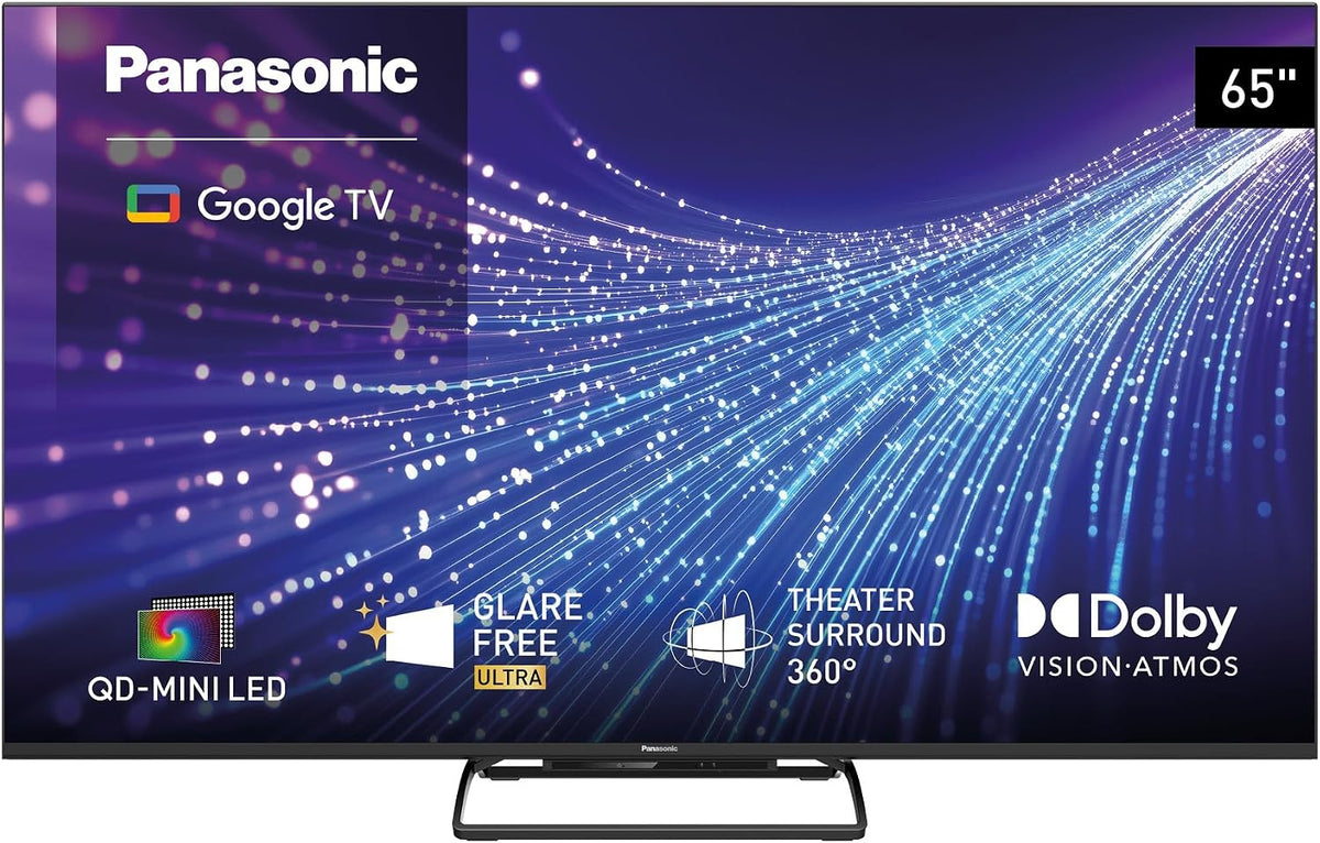 Televisor Panasonic, TN-65W95C, 4K UHD QD-Mini LED Glare Free Ultra Google TV Smart TV