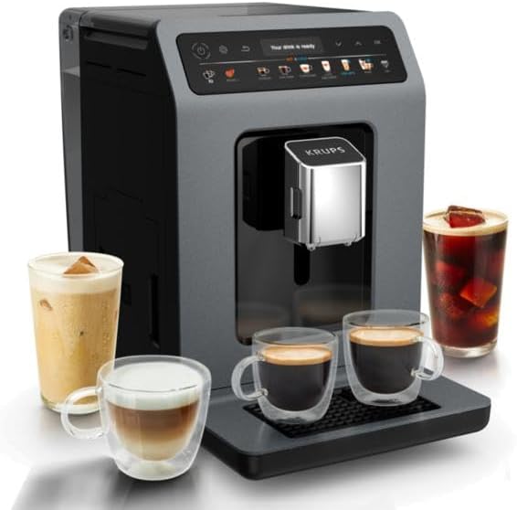 Cafeteras para espresso Evidence Hot & Cold, Máquina automática de café, 18 recetas calientes y frías, café espresso, One Touch capuchino, interfaz